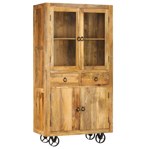 Rustika Rowe -  Highboard Solid Mango Wood 95x45x185 cm